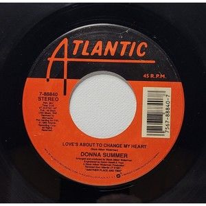 Donna Summer ‎45 Love's About To Change My Heart / Clivillés & Cole Mix VG Disco